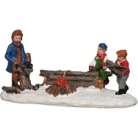 Intratuin Kerstdorpminiatuur Kampvuur Multi 14,8 X 8 X 7,5 Cm