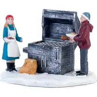 Intratuin Miniatuur Figuur Barbecue Met LED Verlichting H 7,5 Cm