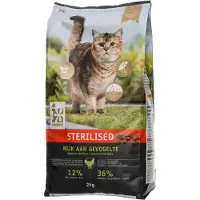 Intratuin Kattenvoer Brokken Premium Sterilised Gevogelte 2 Kg