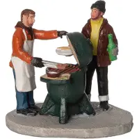 Intratuin Kerstdorpminiatuur Winter Bbq Multi 7,5 X 5,5 X 7 Cm