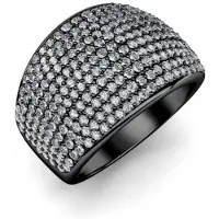 MYC Paris Glamour Metalen Ring - Zirkoon