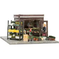 Intratuin Kerstdorp Kraam Bloemen 15 X 14 X 8,5 Cm