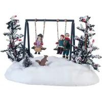 Intratuin Miniatuur Kinderen Op Schommel