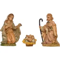 Intratuin Kerststal Figurenset Maria / Jozef / Jezus 3 Stuks H 10 Cm