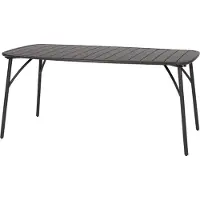 Intratuin Eettafel Olle Antraciet 162,8 X 90 X 73 Cm