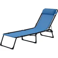 Intratuin Ligbed Sanya Blauw 189 X 62 X 28 Cm