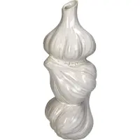 HD Collection Vaas Cuisine Knoflook Wit D 9,5 H 23,1 Cm