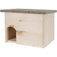 Intratuin Egelhuis Eliaz Naturel / Grijs 38 X 28 X 28 Cm