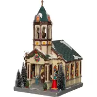 Intratuin Kersthuisje Kerk 18,5 X 20,5 X 33,5 Cm