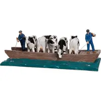 Intratuin De Brink Kerstdorpminiatuur Koeien Overzetten 25 X 14 X 9,5 Cm