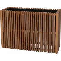Intratuin Bloempot Op Poten Latten Naturel 73 X 27 X 50 Cm