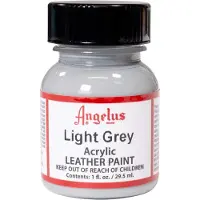 Angelus Leather Acrylic Paint - textielverf voor leren stoffen - acrylbasis - Light Grey - 29,5ml