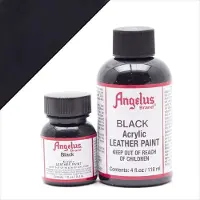 Angelus Leerverf Zwart - Flexibele verf voor leer, tassen, jassen en schoenen