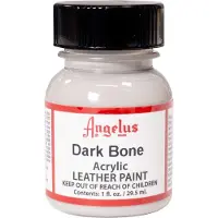 Angelus Leather Acrylic Paint - textielverf voor leren stoffen - acrylbasis - Dark Bone White - 29,5ml