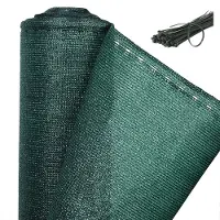 OEM Balkon Windscherm & Zonnescherm 2-in-1 - Weerbestendig & Scheurvast - Scherm, Schutting, Privacy - 1.5x30 m - Groen