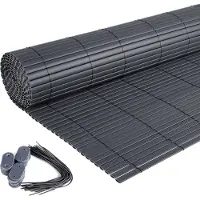 OEM Balkon Windscherm & Zonnescherm 2-in-1 - Weerbestendig & Scheurvast - Scherm, Schutting, Privacy - 120x400cm - Antraciet