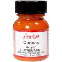 Angelus Leather Acrylic Paint - textielverf voor leren stoffen - acrylbasis - Cognac - 29,5ml