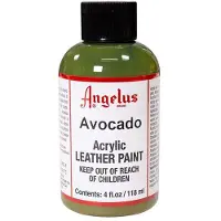 Angelus Leather Acrylic Paint - textielverf voor leren stoffen - acrylbasis - Avocado Green - 118ml