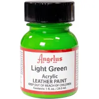 Angelus Leather Acrylic Paint - textielverf voor leren stoffen - acrylbasis - Light Green - 29,5ml