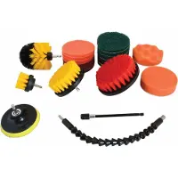 ASTA/SATRA Borstel set voor de boormachine - 21 delig - Poetspads - SATRA