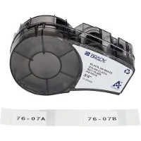 Brady M21-18-499 tape nylonweefsel zwart op wit 25,40 mm x 19,05 mm (origineel)