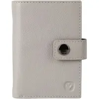 Valenta Leren Luxe Card Wallet Met MagSafe Creme