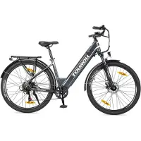 Touroll Roamer 2 ST Step-Thru 26 inch 36 V 15,6 Ah 250 W 25 km/h 7 Versnellingen 45 Nm 100 km Maximale Actieradius E-bike Met Mechanische Schijfrem En E-rem