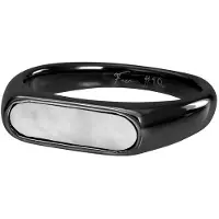 Ixxxi Fame Ring Luna Square Zwart