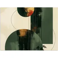 PosterMonkey Poster 160x120 cm - Kunst - Cirkels - Modern - Abstract - Posters - Kamer decoratie - Wanddecoratie woonkamer - Muurdecoratie slaapkamer XXL