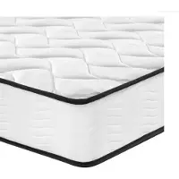 vidaXL Binnenveringmatras middelhard 100x200 cm
