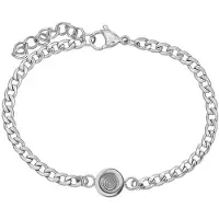 Ixxxi -Jewelry-Flat Chain CreArtive Base-Zilverkleurig-Dames-Armband-One Size