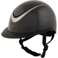 Br Veiligheidshelm Thèta plus glossy Zwart/Gunmetal - 55/57