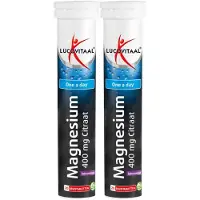 Lucovitaal 2x Magnesium Citraat Bruistabletten 20 Tabletten