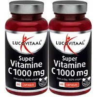Lucovitaal 2x Super Vitamine C 1000mg Vegan 60 Capsules