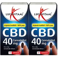 Lucovitaal 2x CBD 40 mg capsules 30 capsules