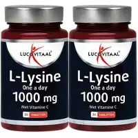 Lucovitaal 2x L-Lysine 1000 mg One a Day 30 tabletten