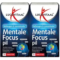 Lucovitaal 2x Mentale Focus Pil 20 tabletten