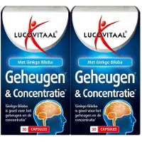 Lucovitaal 2x Geheugen & Concentratie 30 capsules