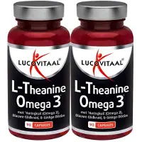 Lucovitaal 2x L-theanine Omega 3 90 capsules
