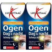 Lucovitaal 2x Ogen Dag & Nacht Scherp Zicht 30 Capsules