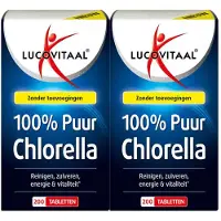 Lucovitaal 2x Chlorella Puur 200 tabletten