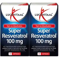 Lucovitaal 2x Super Resveratrol 100 mg 30 capsules
