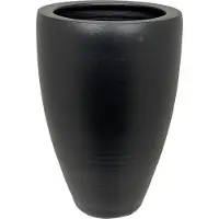 HS Potterie Vaas Athene zwart - Ø37 h80 cm