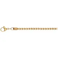 Ixxxi Men Ketting Ronde Schakel Mat Goud