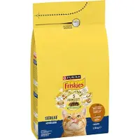 Friskies droogvoer voor katten - kalkoen & kip - voor gesteriliseerde katten -1500g