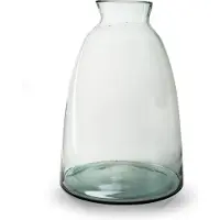 Jodeco bloemenvaas - Eco glas transparant - H55 x D38 cm