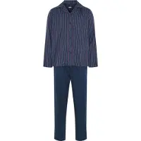 JBS Heren pyjama set lang gestreept met knoopsluiting