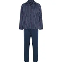 JBS Heren pyjama set lang gestreept met knoopsluiting