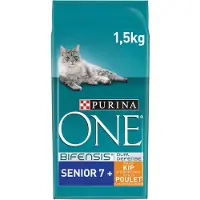Purina One 2x Senior 7+ kip 1,5kg