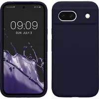 Kwmobile telefoonhoesje geschikt voor Google Pixel 8a - Hoesje met siliconen coating - Smartphone case in deep ocean